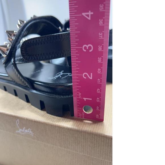 women's Spikita Cool Flat Leather Sport Spike Velcro Dad Sandals E527 - Picture 7 of 11